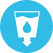 Icono de los ODS representativo de Water